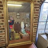 Antique Louis Philippe style gilded mirror