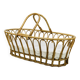 Vintage rattan bassinet