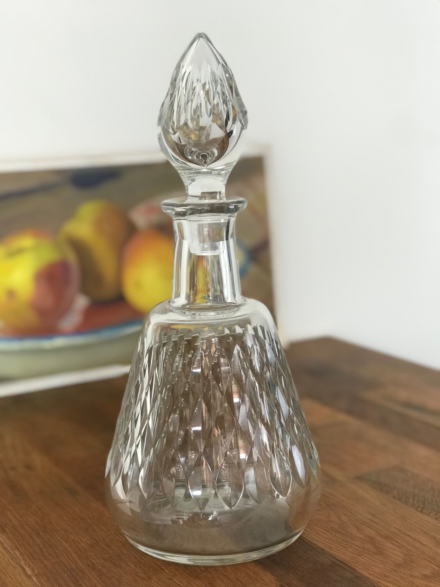 Baccarat crystal wine or port decanter Armagnac model