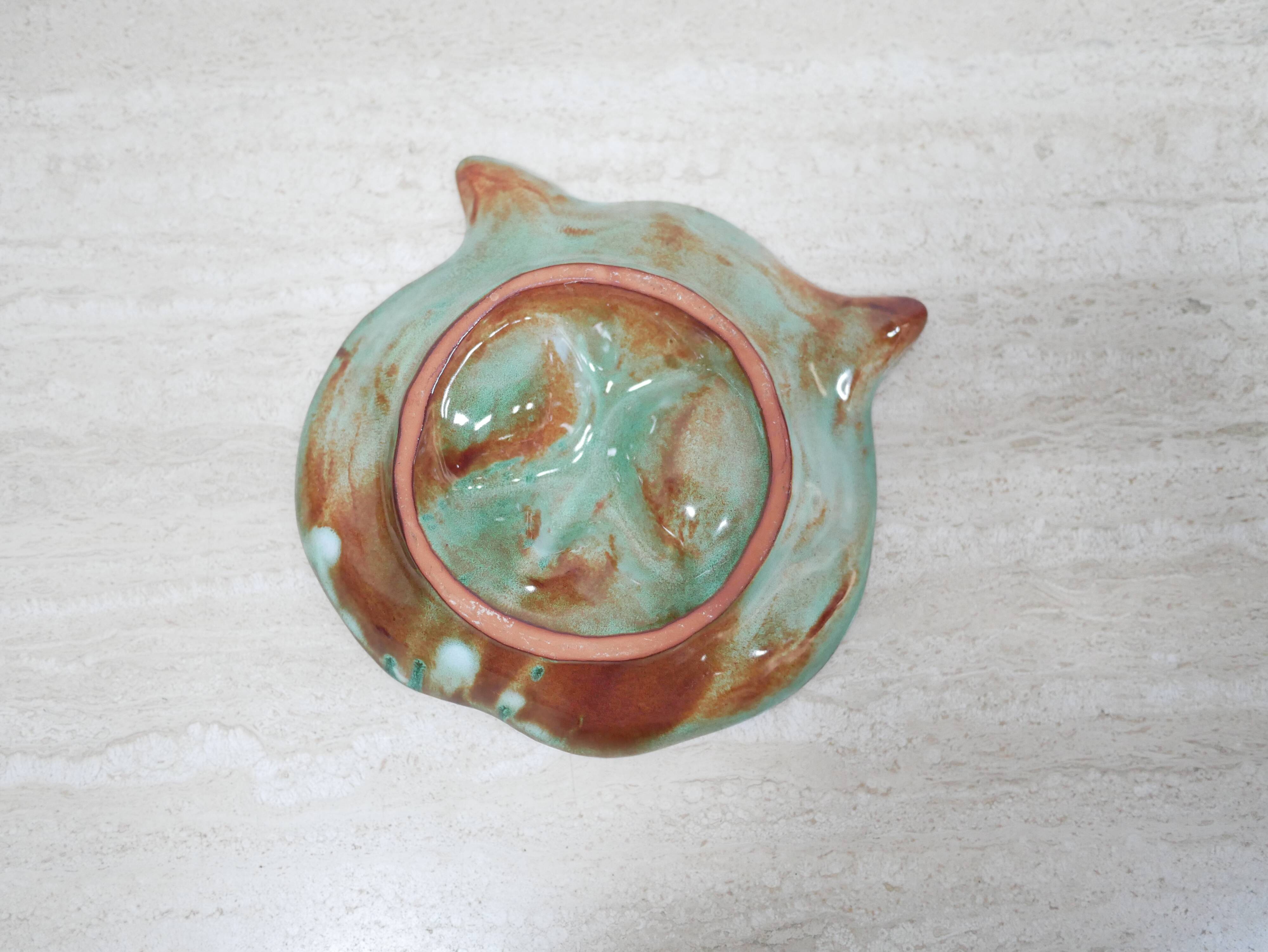 Empty vintage ceramic pocket, Vallauris