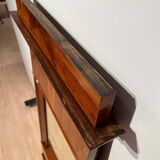 Biedermeier Wall Mirror in Cherrywood Veneer, South Germany, 1830s