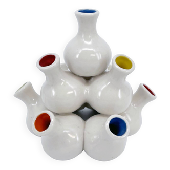 Vintage Tulip Vase • Ceramic • 1980's