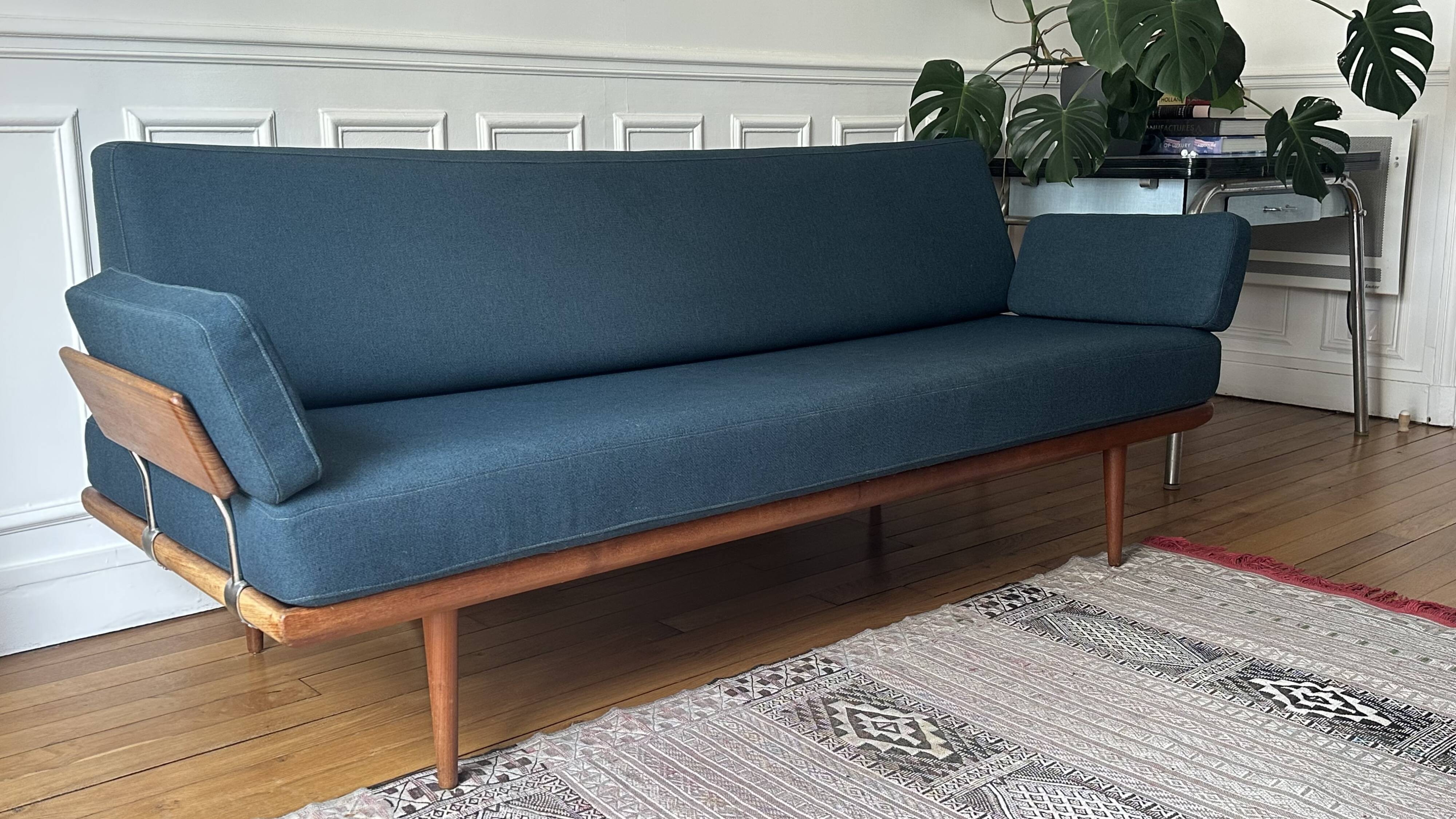 Daybed Mid-Century Peter Nielsen & Orla Mølgaard-Nielsen Canapé danois en t