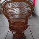 Small rattan armchair
