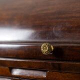 Desk – or secretary, cylinder, mahogany. Late 18th century period.