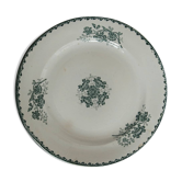 Lot of 2 flat plates of Richelieu Sté L'Amandinoise iron earth