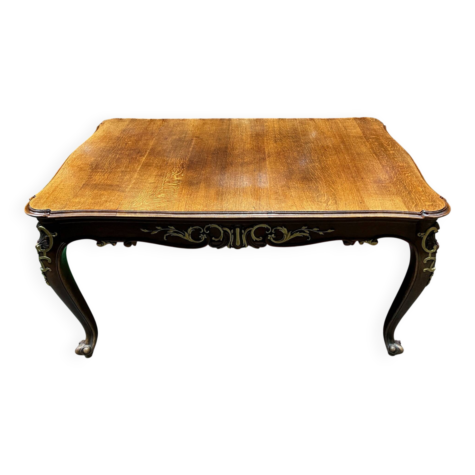 Antique English table. Solid oak.