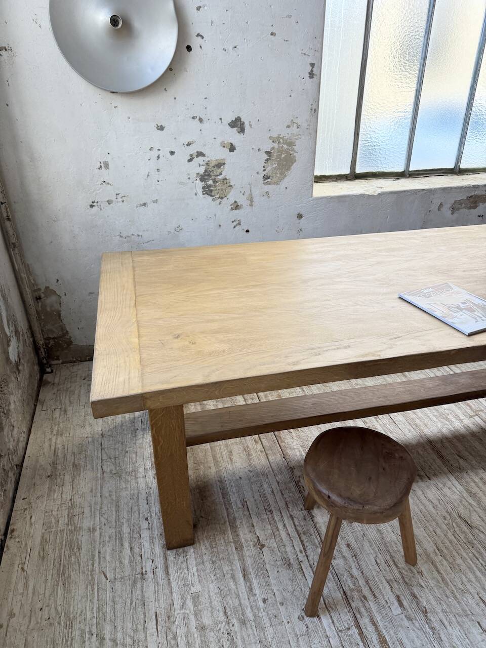 XXL solid oak farmhouse table 3.5m