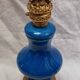 Late 19th century blue porcelain lamp
