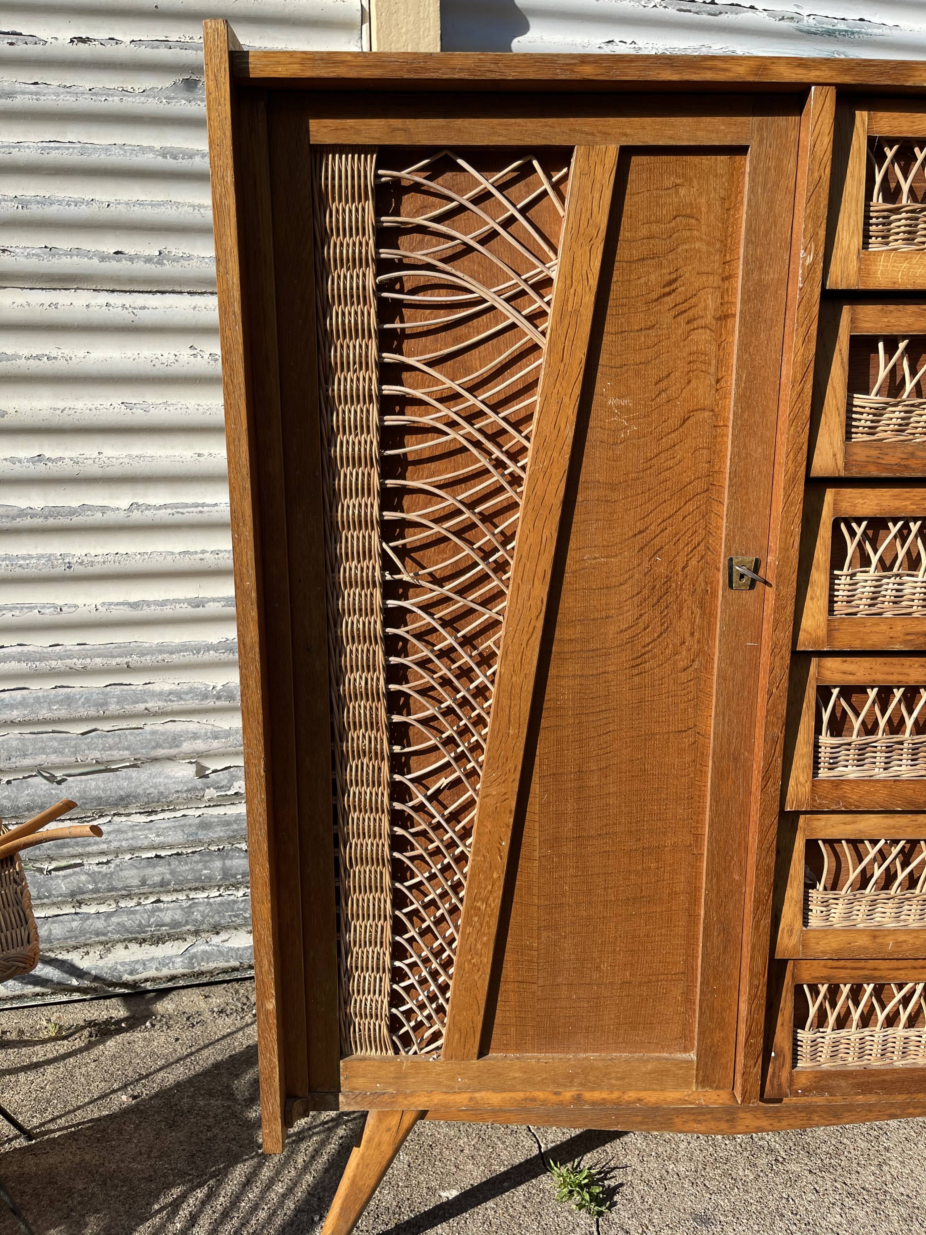 Wardrobe-chest of drawers vintage