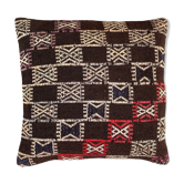 Vintage Turkish Kilim Cushion Cover , 60 x 60 cm