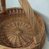 Large vintage wicker basket