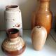 Fat Lava brown and beige ball vase 60/70