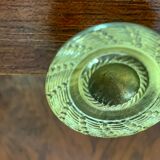 Empire flat desk, mahogany, double-sided, gilded bronzes