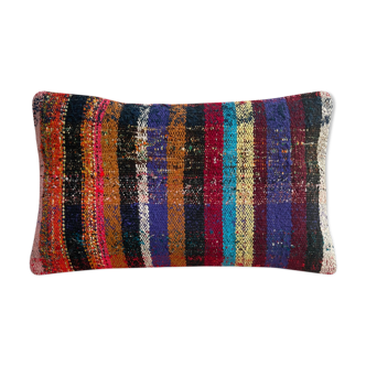 Housse de coussin kilim turc vintage 30 x 50 cm