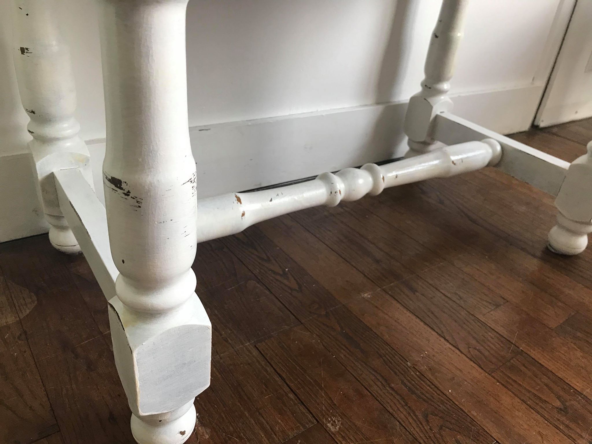 Redesigned oak coffee table