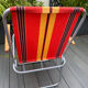 Pair of vintage folding camping chairs
