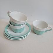Set of 3 coffee cups M L Porcelain