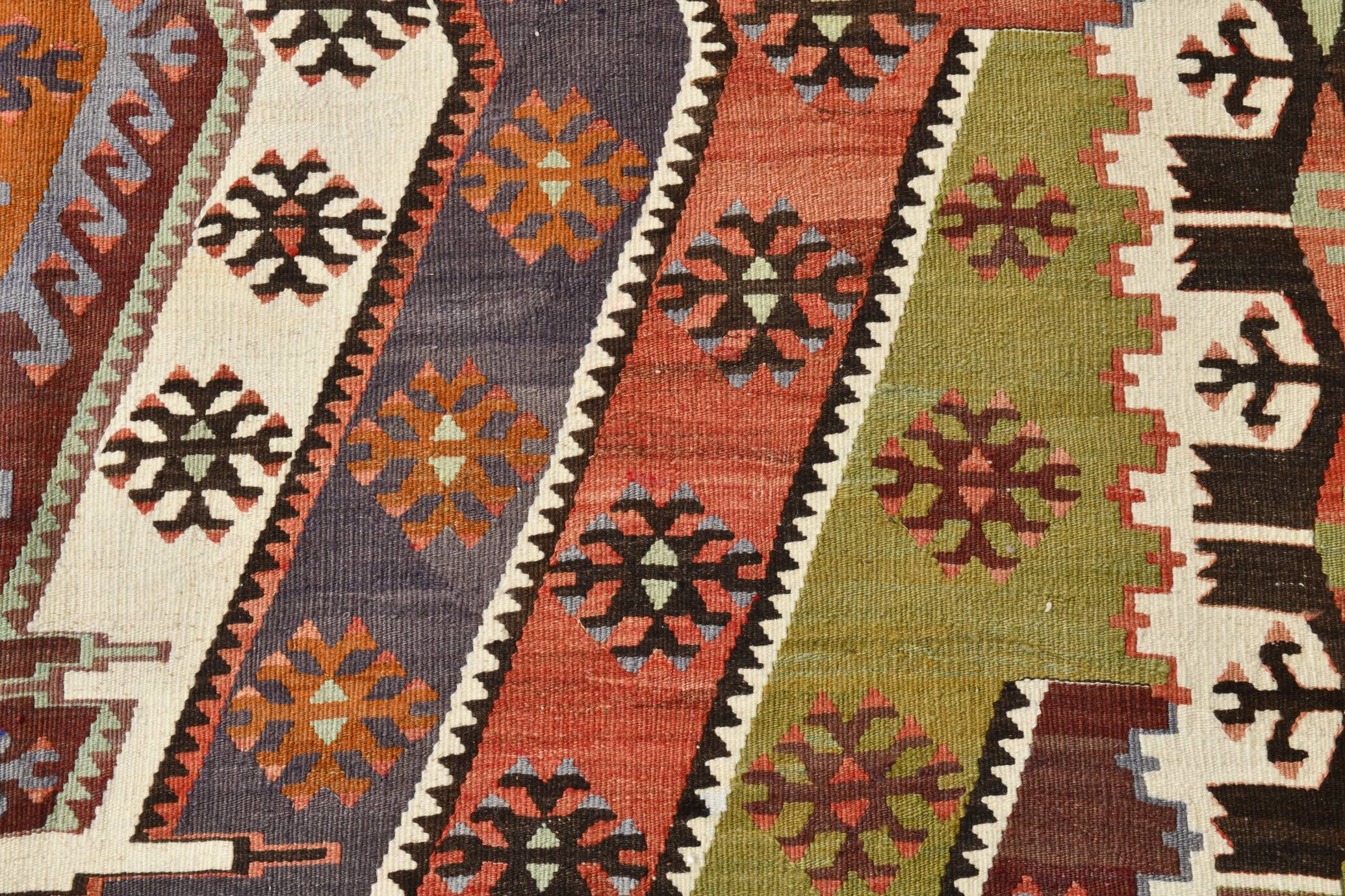 5x8 Geometric Handmade Antique Vintage Rug, 156x251Cm