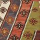 5x8 Geometric Handmade Antique Vintage Rug, 156x251Cm