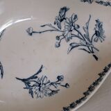 Ravier antique "Marguerite" Luneville faience XIXth