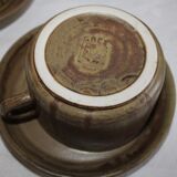 Lot of 3 coffee cups or sandstone tea