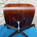 Lounge chair & ottoman rosewood from Rio by Charles & Ray Eames edition Herman Miller USA, 1970