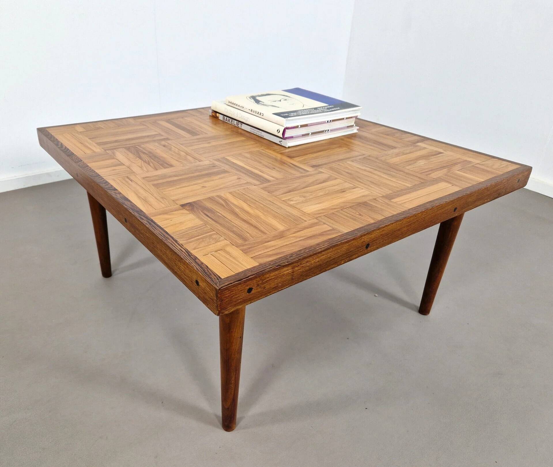 Mid-century parquet coffee table | 1960s
