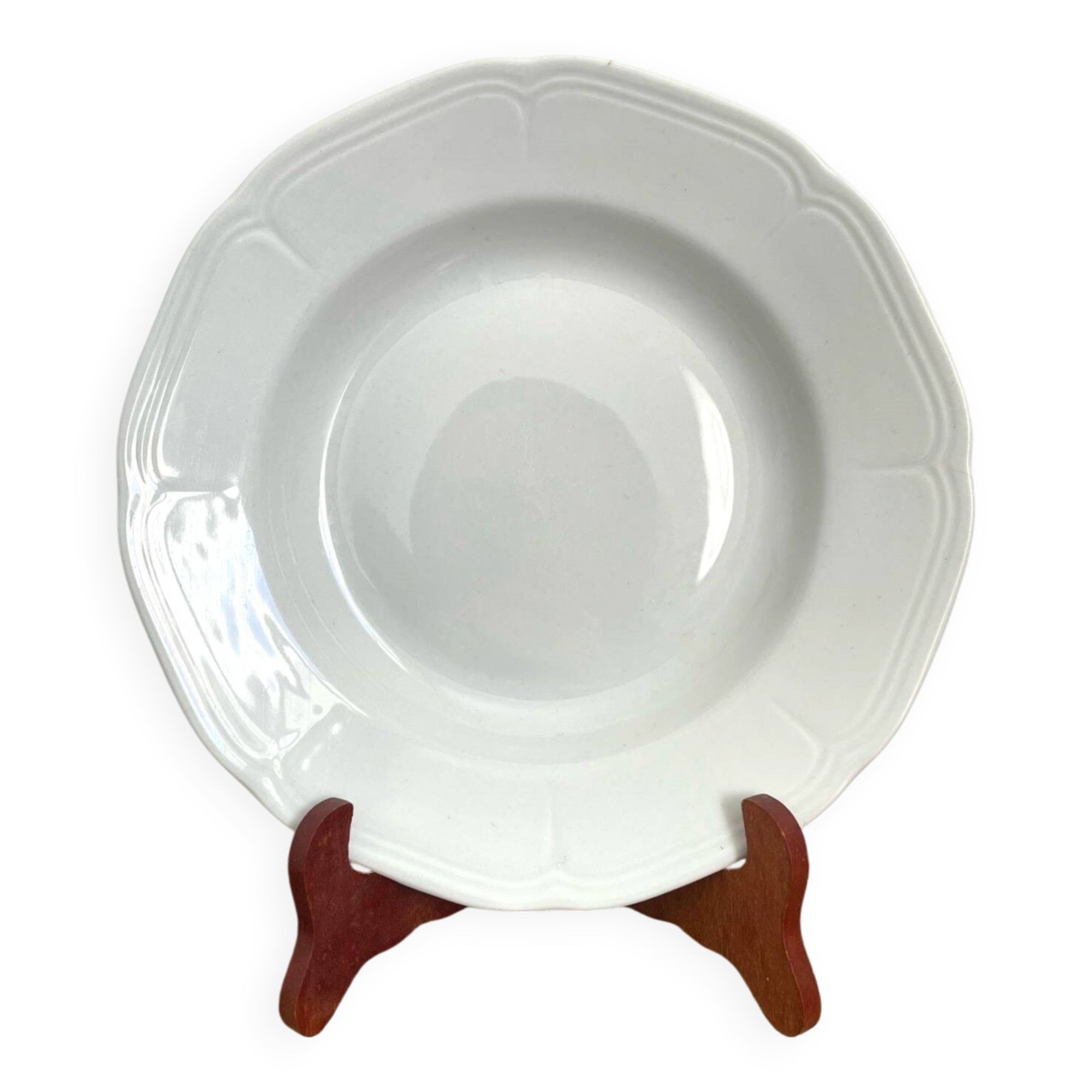 Set of 4 Bavarian porcelain plates.
