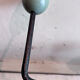 Wall coat rack Roger Feraud, metal and wooden balls.