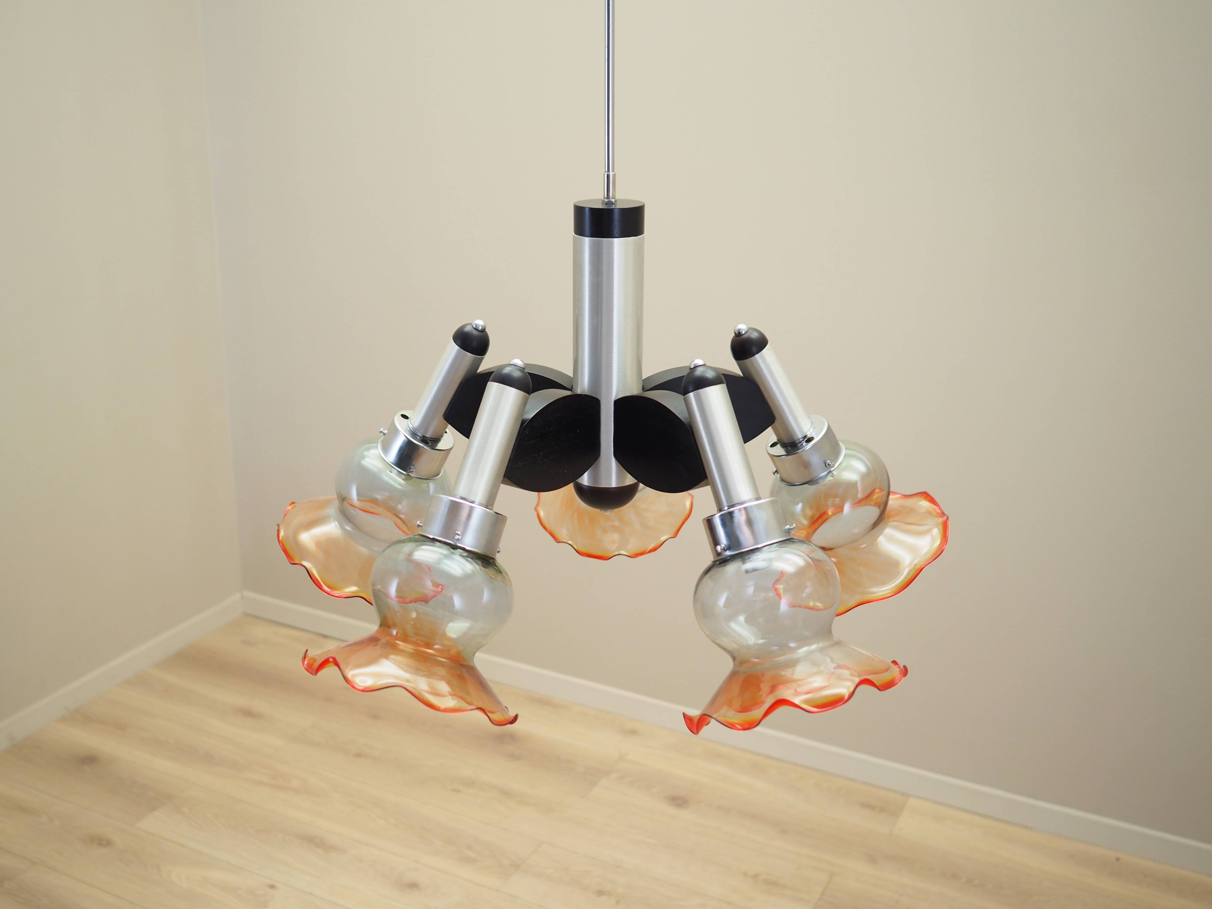 Chandelier, Italian design, 1970s, production: Italy