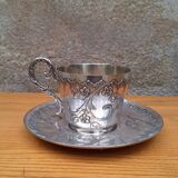Christofle Gallia silver-plated chocolate cup