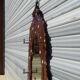 Damascus wood coat rack