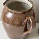 Old glazed stoneware pot