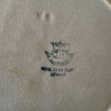 Ancienne Assiette en Faïence Creil et Montereau "Labrador" Décor au Coq