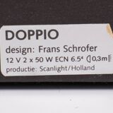 Frans Schrofer Doppia Halogen Table lamp 1980s Holland