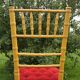 Chaises "façon bambou"
