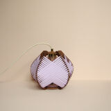 Woven lilac walkman to hang