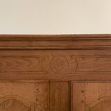 Small 19th century solid oak wardrobe