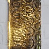 Paire d’appliques murales italiennes en verre de Murano avec motifs géométriques, années 1960