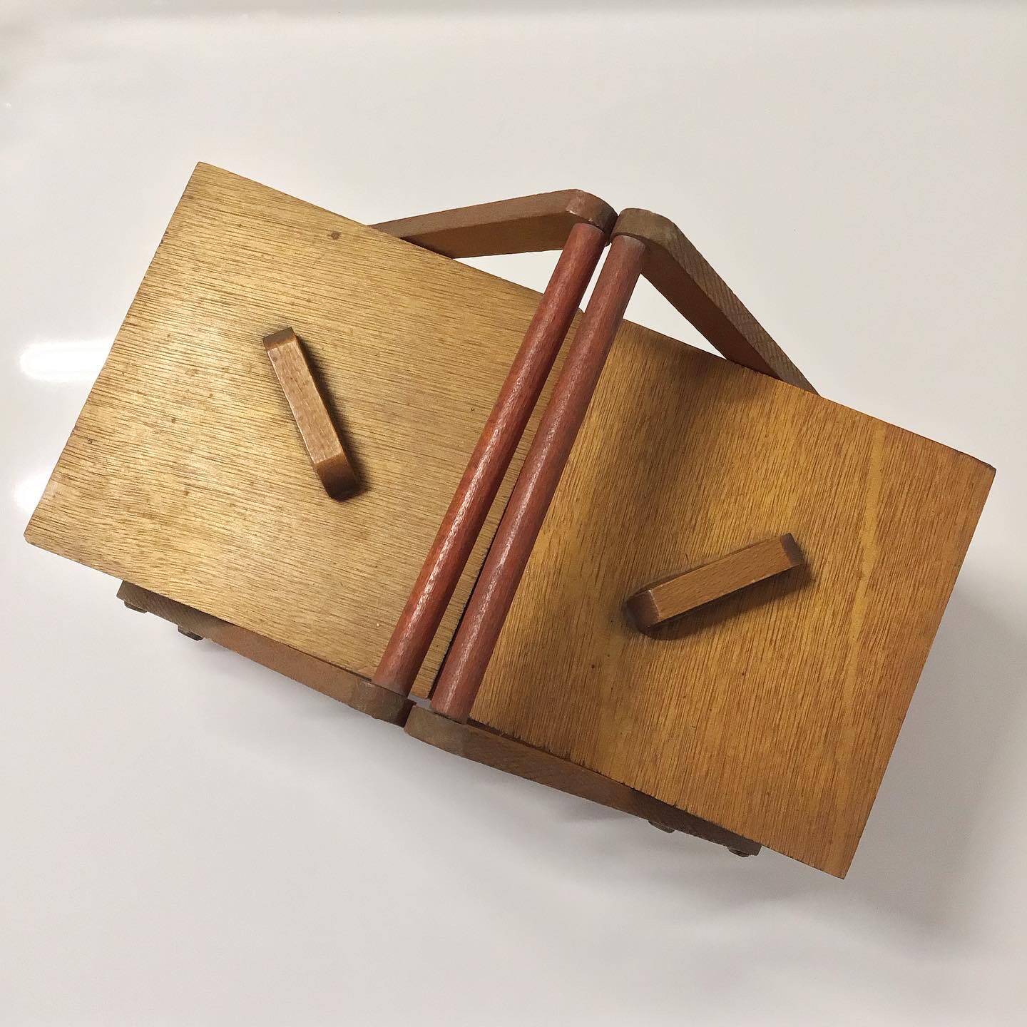 Little vintage wooden worker