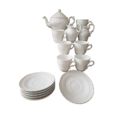 Coffee service porcelain Richard Ginori Vecchio white