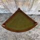 Étagère Meuble D’Angle Ancien Bois + Tablette Verte Vintage
