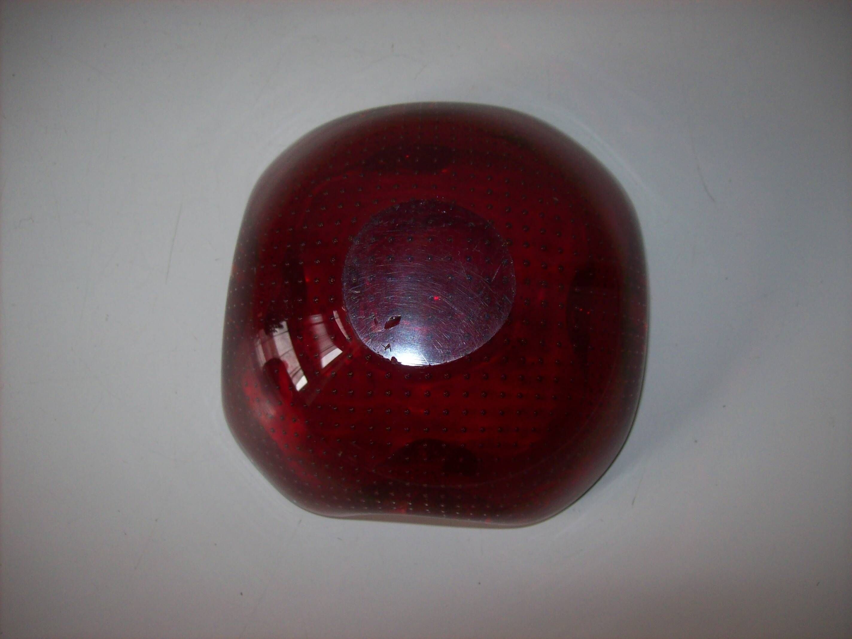 Murano glass bowl by Flavio Poli for Seguso