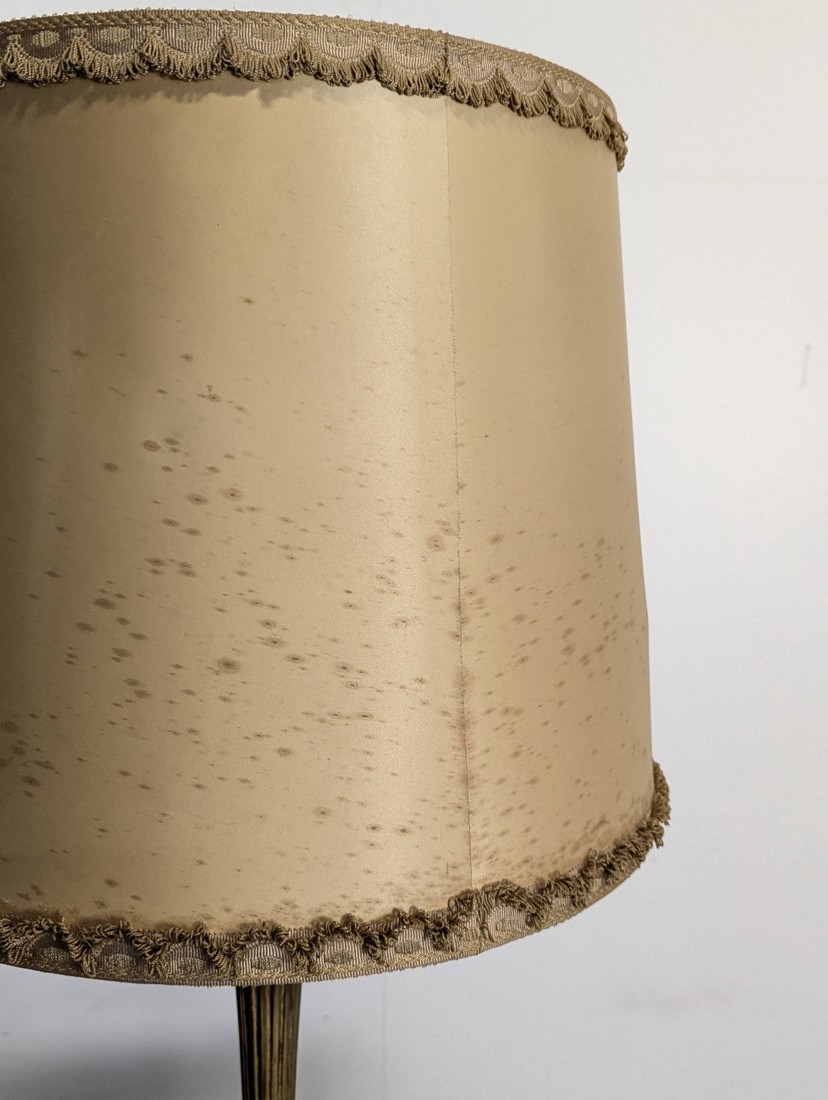 Neo-classical brass lamp