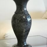 Carved marble vase