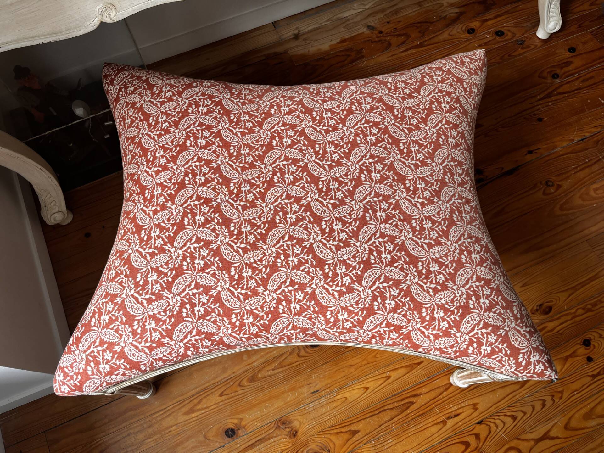Tabouret pouf repose-pieds