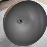 Magnificent vintage chrome pendant light