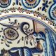 Portuguese earthenware footed dish – Outeiro Águeda – signed