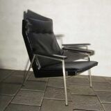 Chair faux leather black rob parry easy chair